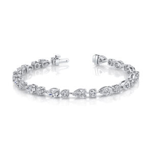 FANCY SHAPE ALTERNATING BRACELET