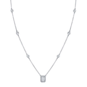 EMERALD CUT PENDANT