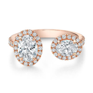2-STONE FASHION RING