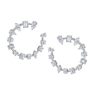 MIXED SHAPE OPEN FACE HOOPS